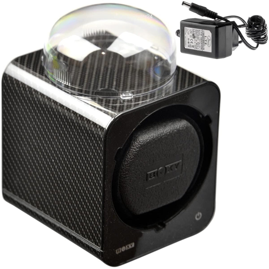 Beco Technic Boxy Fancy Brick Carbon Uhrenbeweger PRO1 2024 mit Netzadapter und 2 Haltekissen - Erwe
