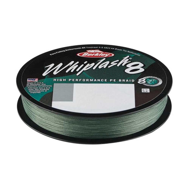 Berkley Whiplash8 Filler Angelschnur 0.25mm-40.0kg-330yr MOSS GREEN, 0.25mm-40.0kg-330yr MOSS GREEN