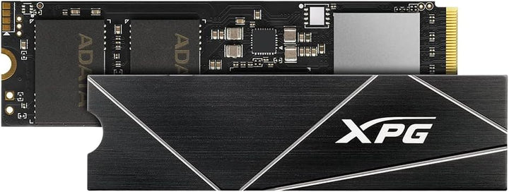 XPG ADATA GAMMIX S70 Blade 1TB PCIe Gen4x4 M.2 2280 SSD Schwarz- Heat Spreader- 3D-Grafikbearbeitung