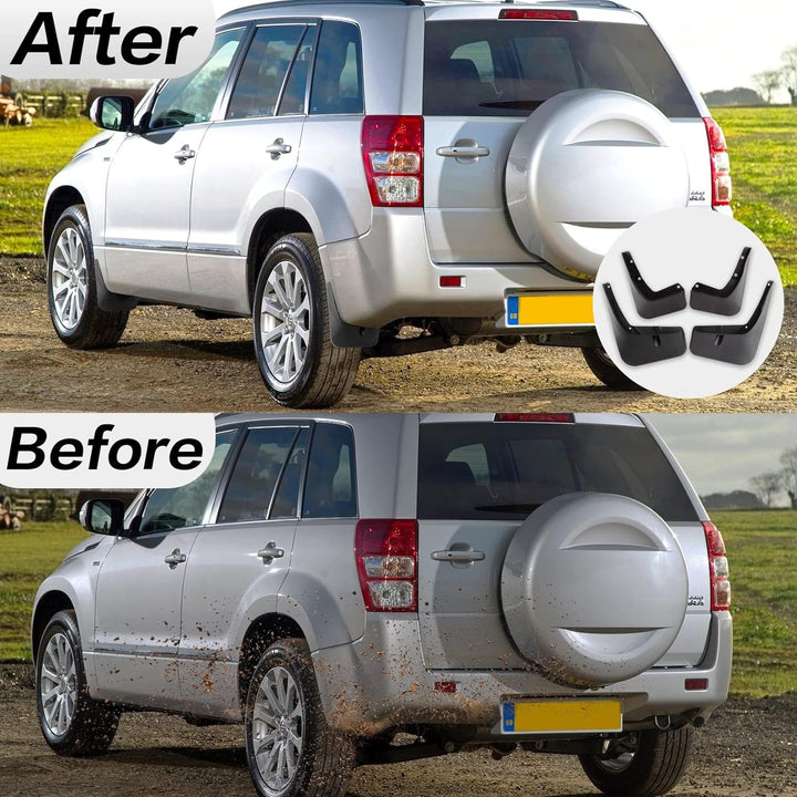 Psler Auto Schmutzfänger Kotflügel Spritzschutz Kit für Vitara 2016-2023 Suzuki Vitara 2016-2023, Su