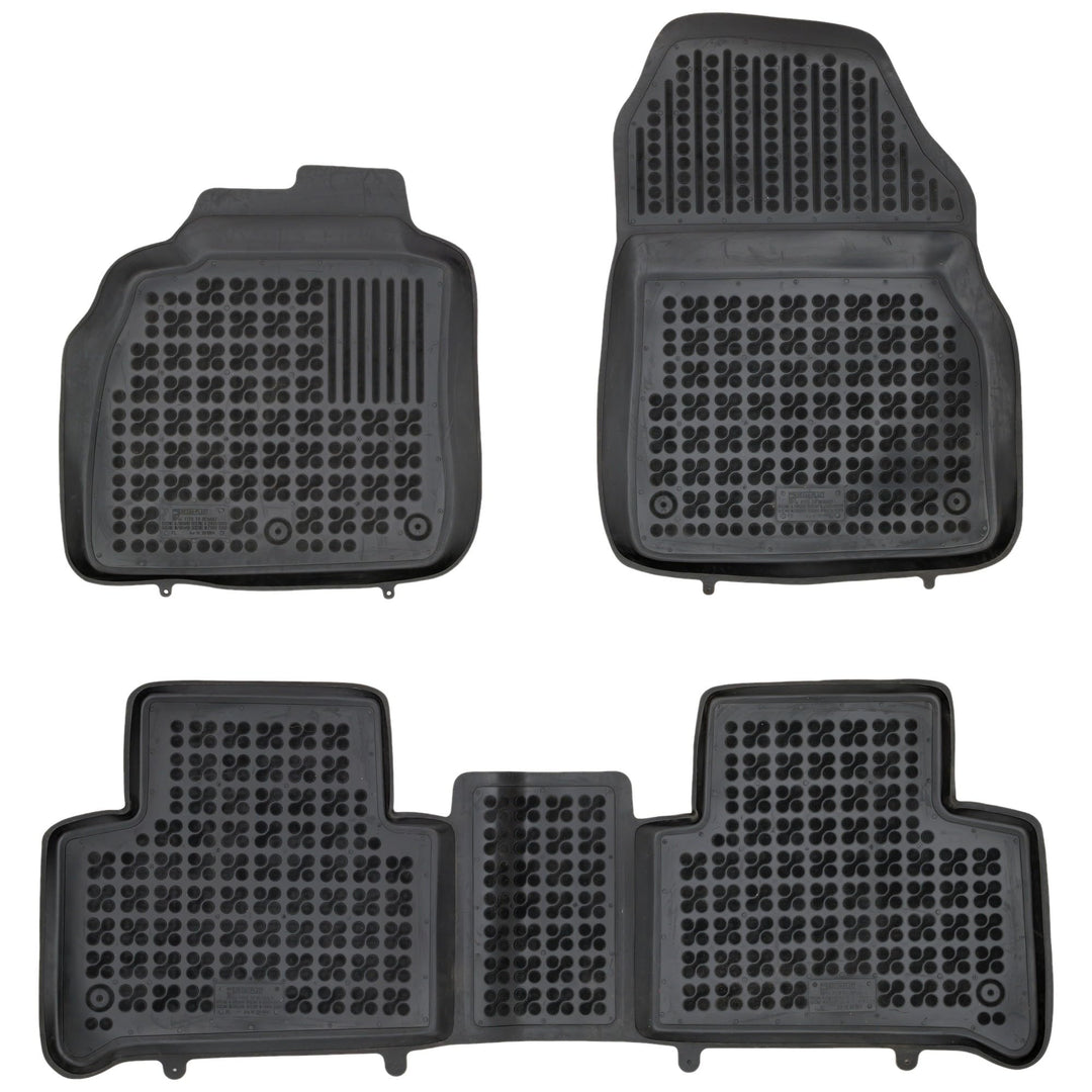SMK Auto fussmatten gummimatten passt für Renault Grand Scenic II 2003-2009 fussmatten Auto für alle