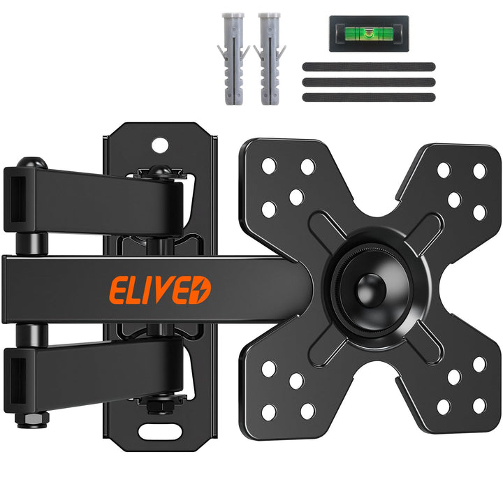 ELIVED Monitor Wandhalterung Schwenkbar Neigbar für die meisten 14-30 Zoll Bildschirme bis 15kg, Max