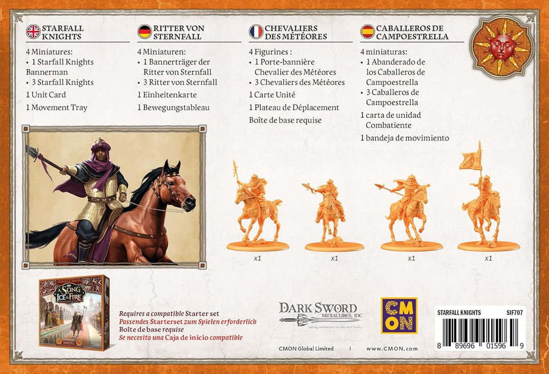CMON | A Song of Ice &amp; Fire – Ritter von Sternfall | Erweiterung | Tabletop | 2 Spieler | Ab 14+ Jah