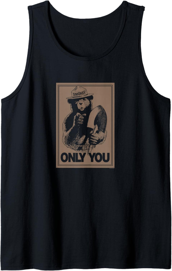 Smokey Bear Nur Sie Poster Tank Top