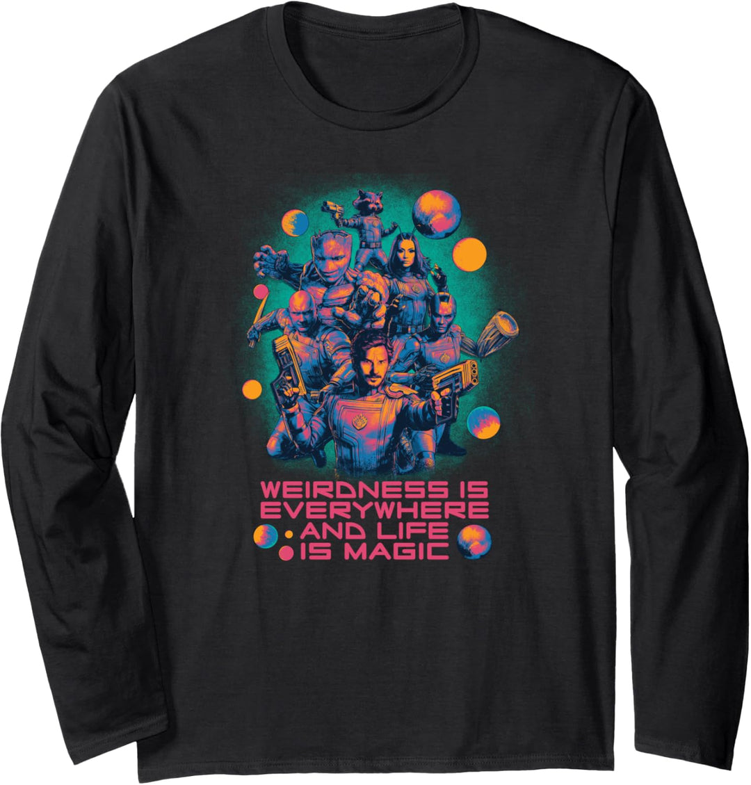 Marvel Guardians of the Galaxy Volume 3 Weirdness Everywhere Langarmshirt