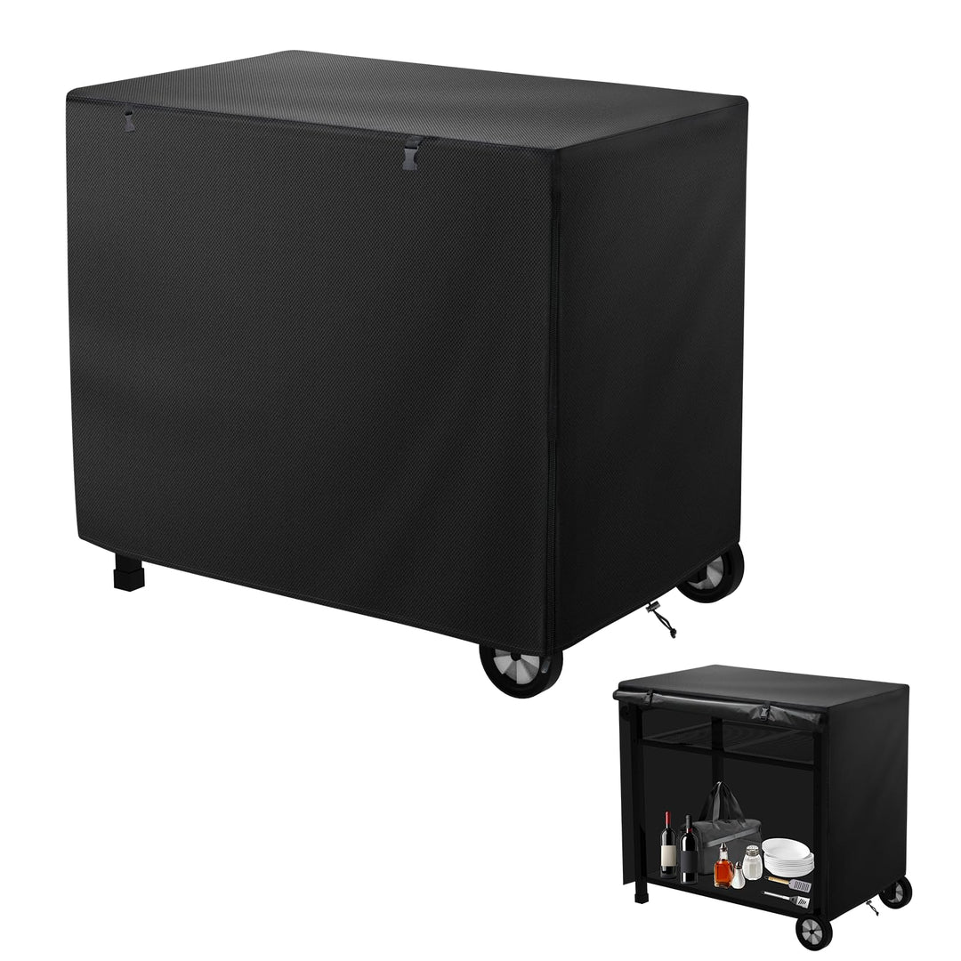 Outdoorküche Beistelltisch Abdeckung,100x60x80cm Wasserdichte Tischabdeckung für den Esswagen Terras