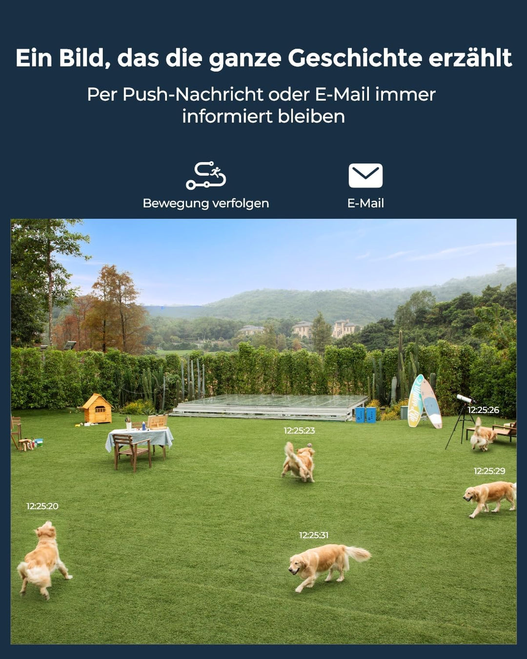 Reolink 16MP UHD 180° Panorama Dual-Objektiv Überwachungskamera, Bewegungsverfolgung, Farbnachtsicht