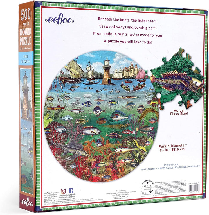 eeBoo PZTSE2 Lobsters, 1000 Teile, Seagull Garden – Puzzle für Erwachsene aus recyceltem Karton Mehr
