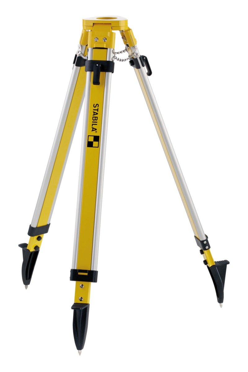 STABILA Baustativ BST-S, für Laser und Nivelliergeräte, Höhe: 100–160 cm, 5/8"-Gewindeschraube Höhe: