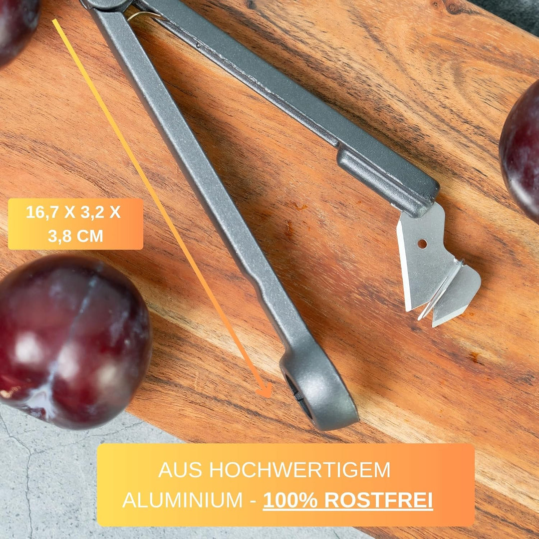 Thiru Premium Pflaumenentsteiner - Robuste Edelstahlklingen - Made in Germany - inkl. E-Book mit 25