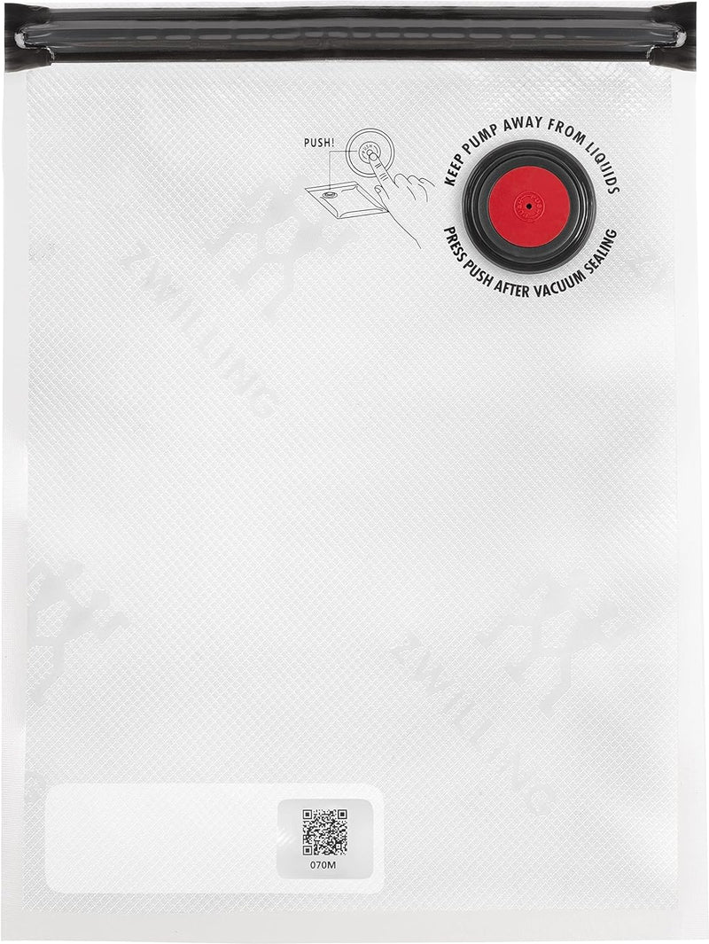 ZWILLING Fresh & Save Vakuum Starterset, Kunststoff, 16-teilig, inkl. Dose, Pumpe und Beutel, La Mer