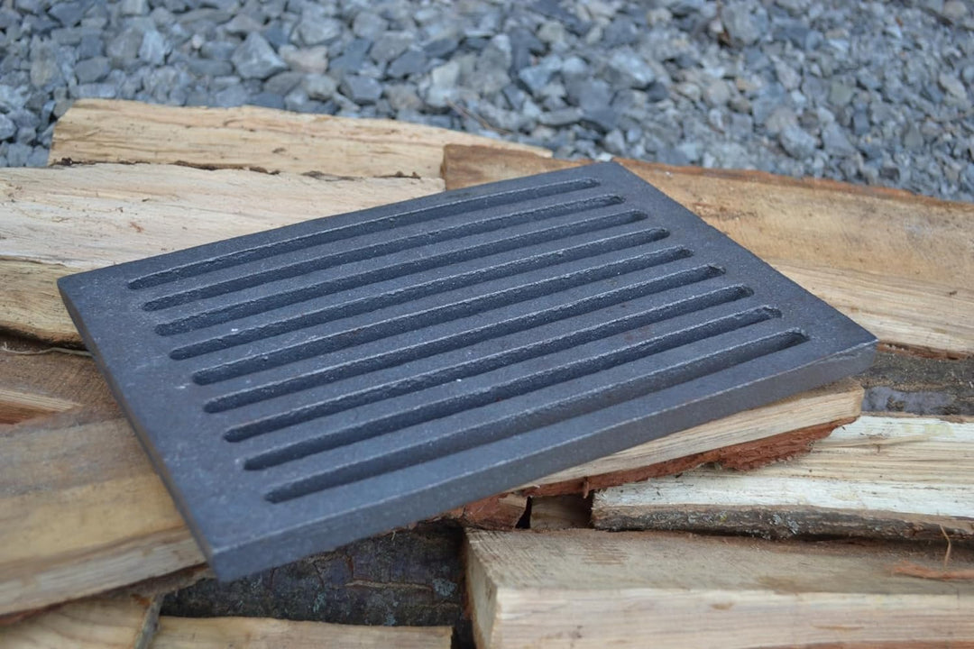 SEZAM 30 x 20 cm Gussrost Ofenrost Ascherost Gussrost verschiedene Durchmesser, Kaminrost passend Ka