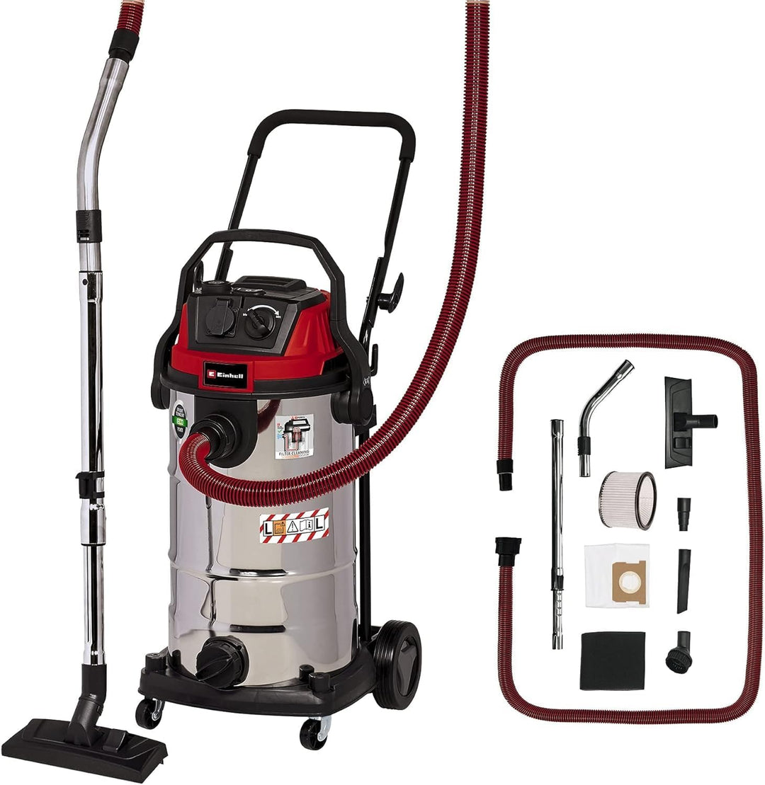 Einhell Nass-Trockensauger TE-VC 2340 SACL (1500 W, 225 mbar, HEPA-Faltenfilter inkl. Filterreinigun