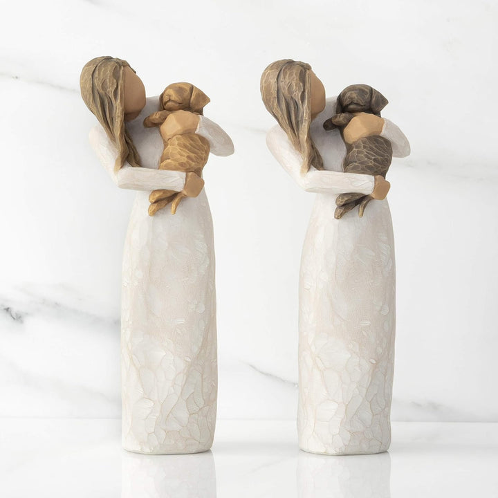 Willow Tree Adorable You Dark Dog Figur Mehrfarbig, Mehrfarbig