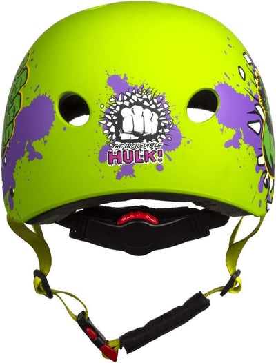 Disney Jungen Hulk Skaterhelm, Mehrfarbig, M