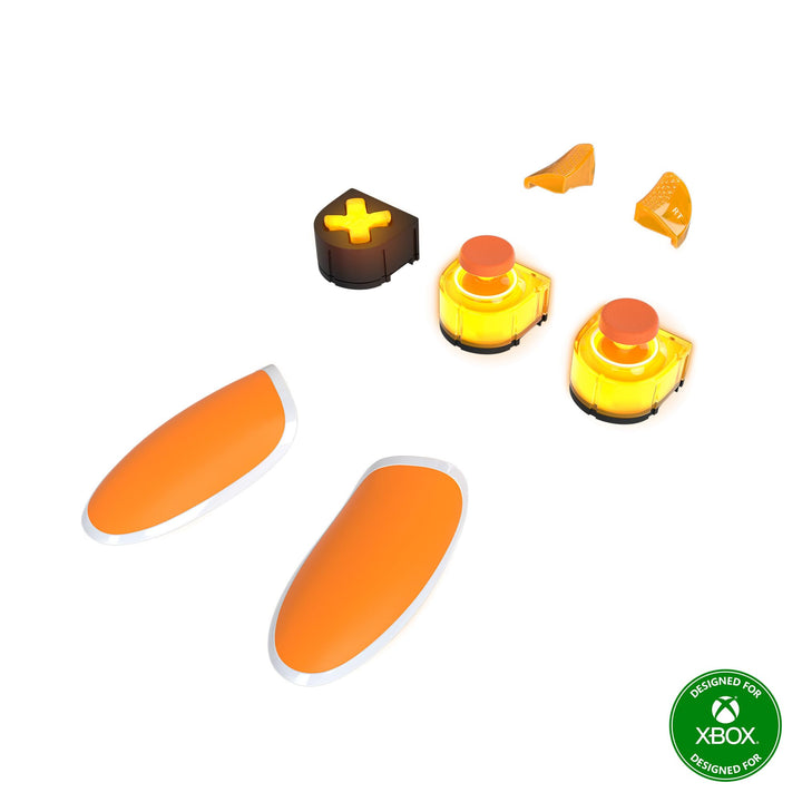 Thrustmaster ESWAP X LED ORANGE CRYSTAL PACK, Pack of 7 Backlit Orange Modules, NXG Mini-Sticks, Hot