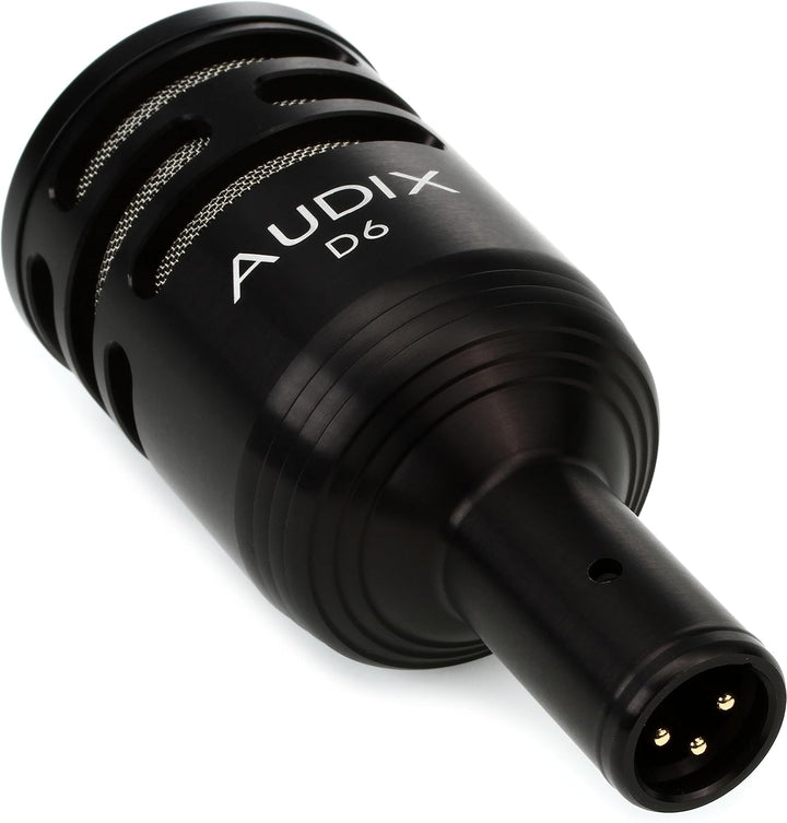 Audix D6 Hochwertiges dynamisches Mikrofon für Instrumente mit Tieffrequenzanteilen