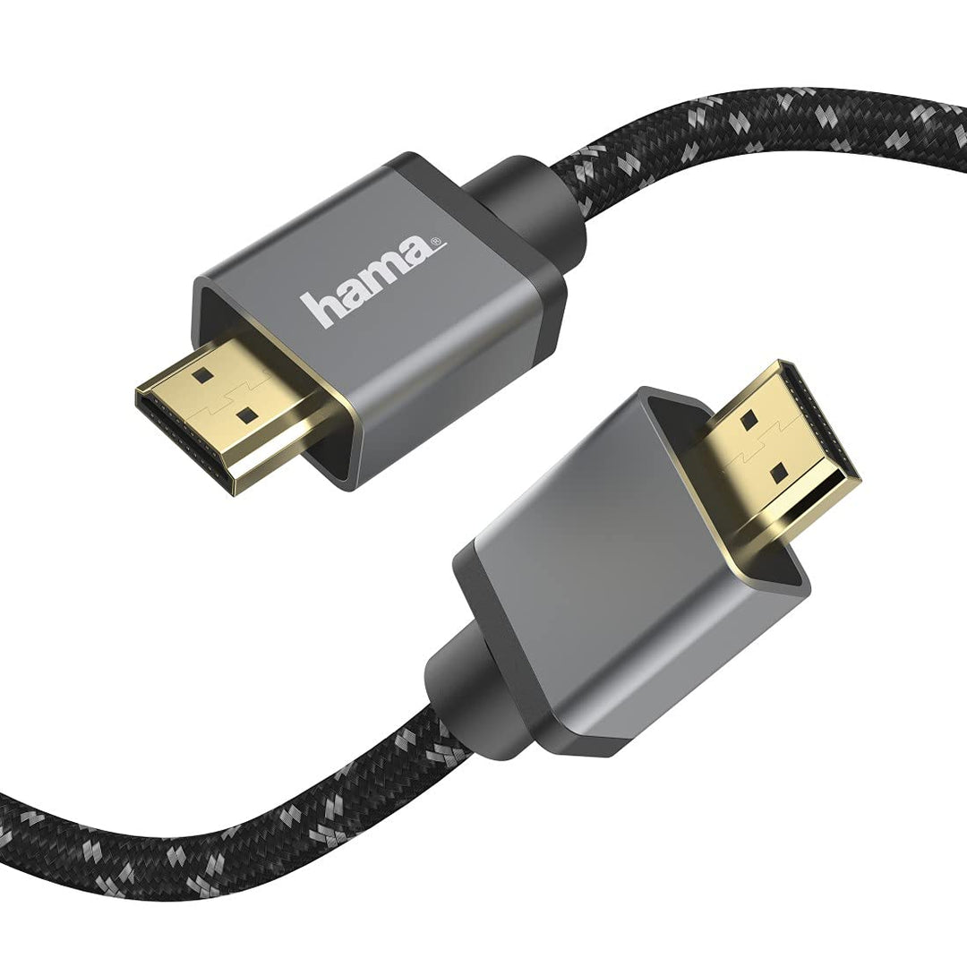 Hama Premium HDMI Kabel 3 Meter Ultra High Speed (Exzellentes Monitorkabel 4K / 8K, 48 Gbit/s, UHD B