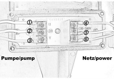 Agora-Tec® Durchflusswächter AT-DWv-3 mit Kabel, Pumpen Druckschalter zur Pumpensteuerung für Kreise