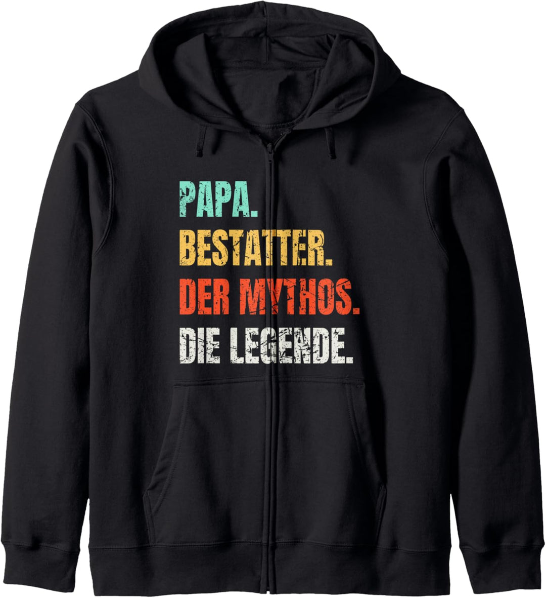 Papa Bestatter Der Mythos Die Legende Vintage Kapuzenjacke