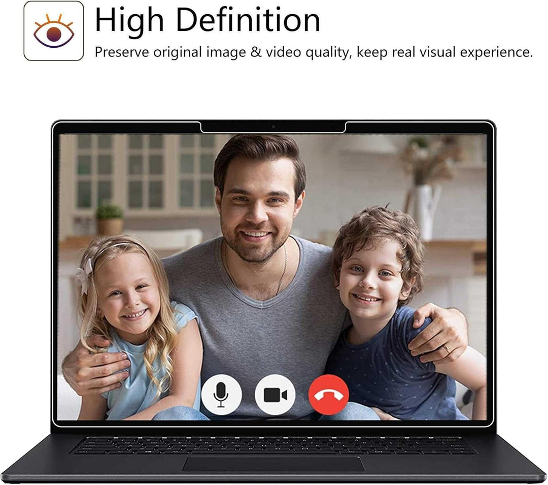 MEGOO AmorShield Displayschutzfolie für Surface Laptop 13 Zoll (2025), gehärtetes Glas, [9H+ Militär