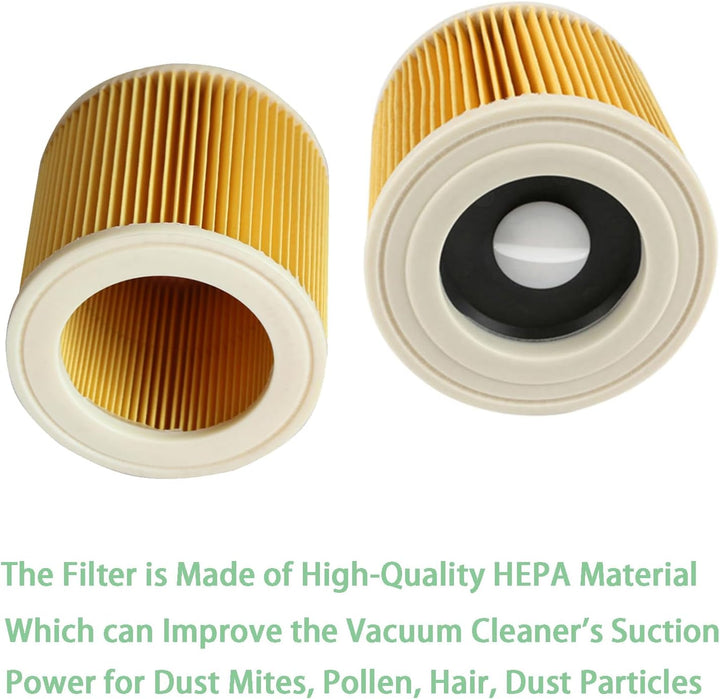 Filter Staubbeutel Zubehör für Kärcher WD2 Plus WD3 WD3P WD 3 Battery WD 3 Premium MV3 Staubsauger K
