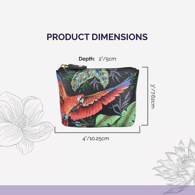 Anuschka Damen Coin Pouch Ac Mnzgeldbrse Rainforest Beauties, Rainforest Beauties