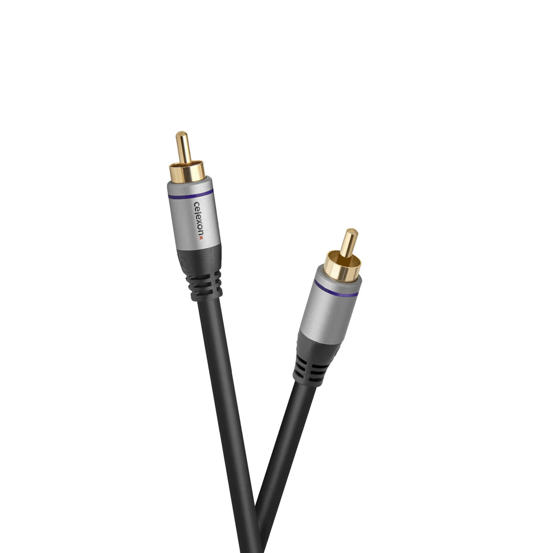 celexon Cinch Digital Audiokabel 1,5m - Plug &amp; Play - Cinch- auf Cinch-Kabel - Professional Line 1,5