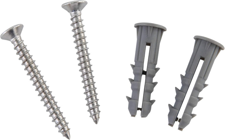 axentia Wandablage aus Glas mit verchromter Fassung als Badregal - Wandregal Bad & WC - Badablage fü