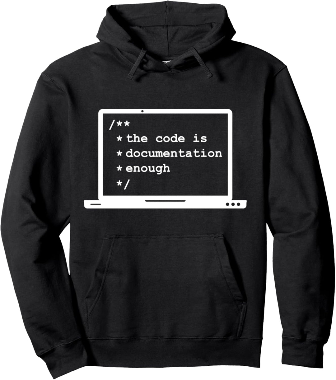 The Code is enough | Lustiges Informatiker Nerd Geschenk Pullover Hoodie