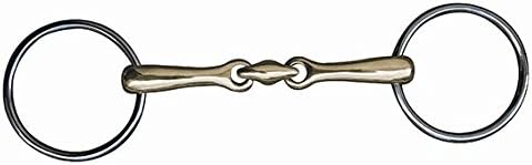 HKM 9912.0839 Unterlegtrense aus Argentan,doppelt gebrochen, 14 mm, M