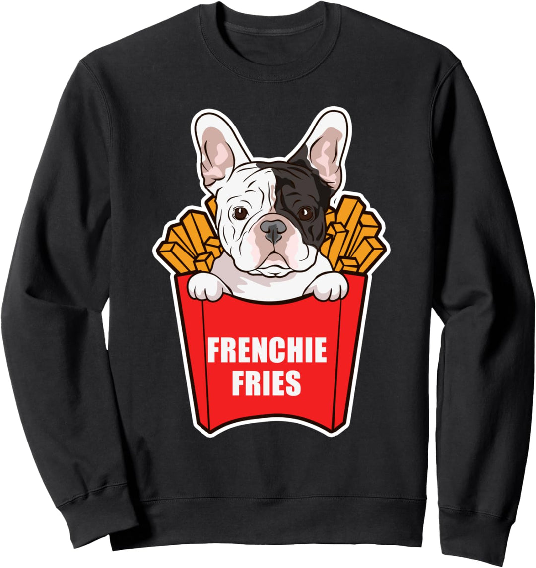 Französische Bulldogge – "Frenchie Fries" Sweatshirt