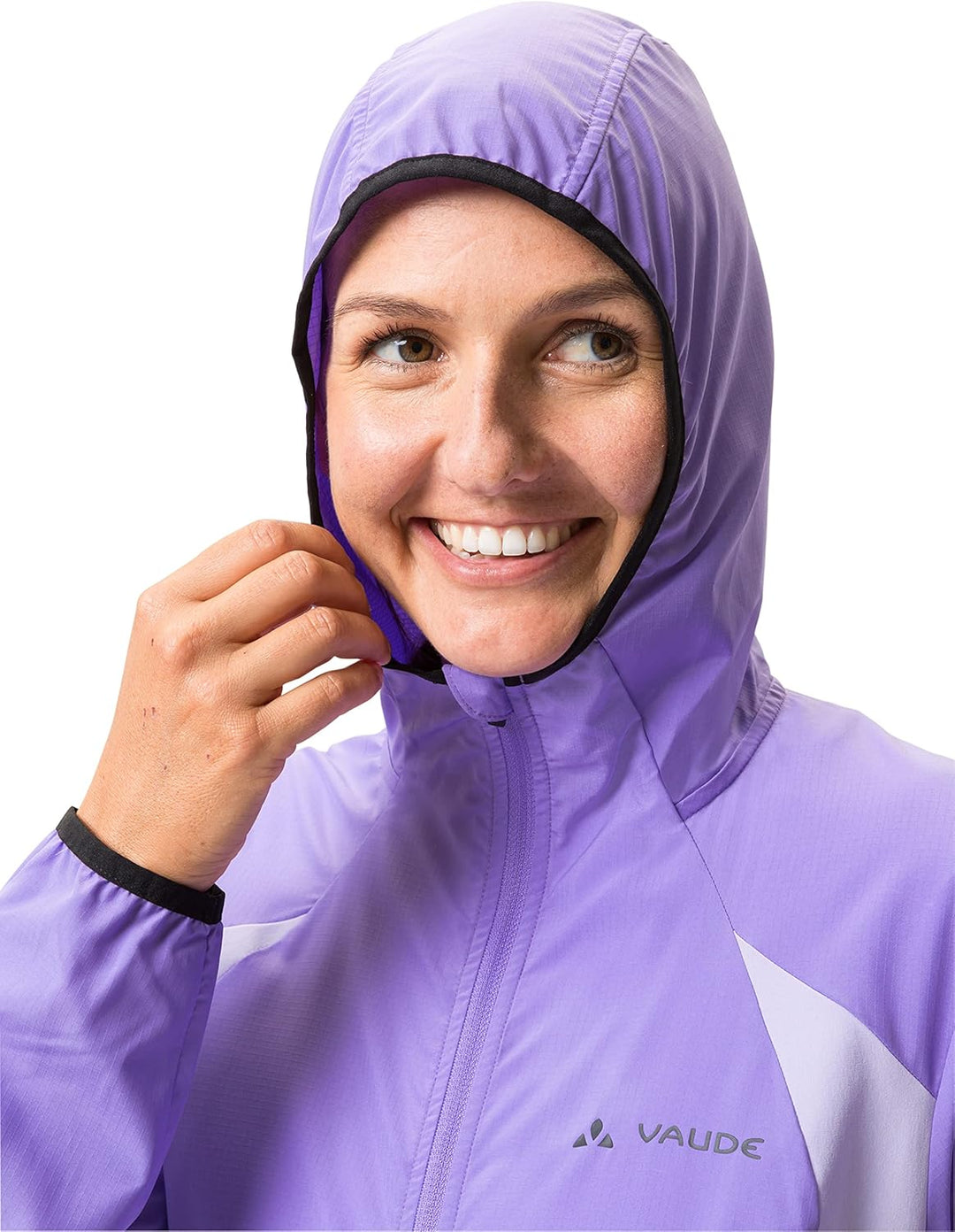 VAUDE Women's Qimsa Air Jacket - Windjacke Damen 42 limonium, 42 limonium