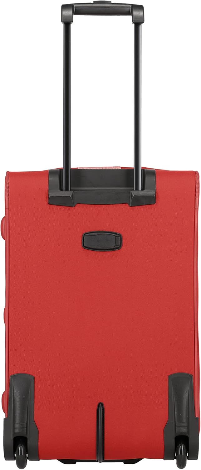 Travelite paklite 2-Rad Koffer Grösse M, Gepäck Serie ORLANDO: Klassischer Weichgepäck Trolley im ze