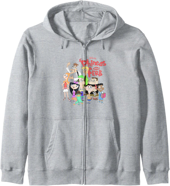 Disney Phineas und Ferb The Group Logo Kapuzenjacke