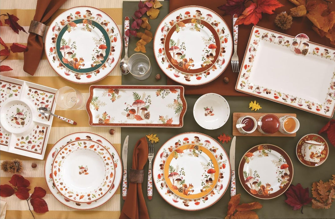 Easy Life 4er Set Kuchenteller Autumn Breeze Herbst Herbst D. 19cm in GB