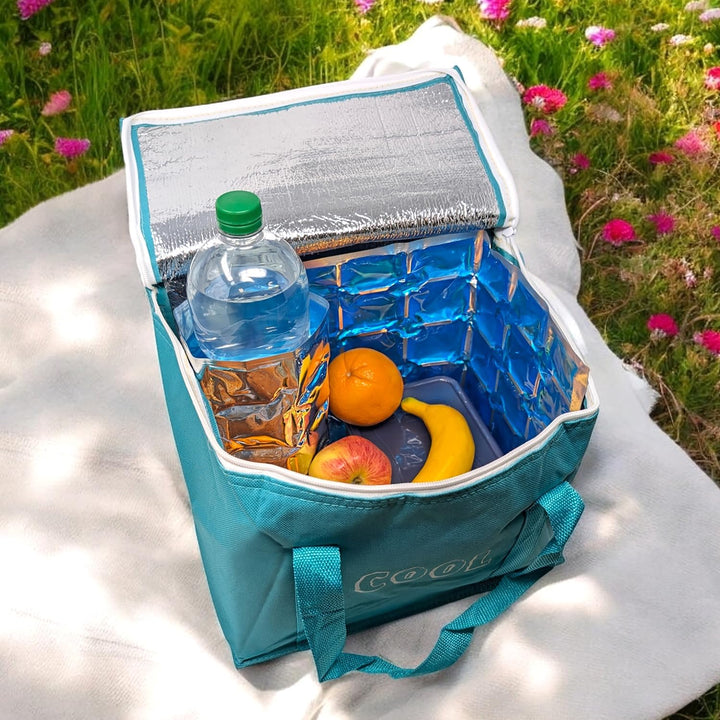 com-four® 4x Flexibles Eis-Pack - Kühlkompresse mit 25 Kühlzellen - Kühlpack für Haushalt, Camping u