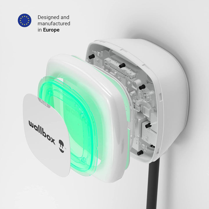 Wallbox Pulsar Plus Ladegerät für Elektrofahrzeuge. Mit Einstellbarer Leistung von bis zu 22 kW. Lad