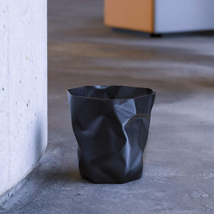 Essey ES00604 Papierkorb Mülleimer Bin Bin, schwarz, PolyethylenHD(HDPE),Classic Classic Schwarz, Cl