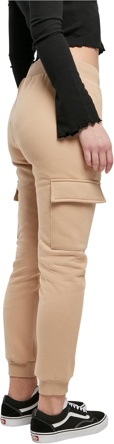 Urban Classics Damen Ladies Cargo Sweat Pants XL Unionbeige, XL Unionbeige