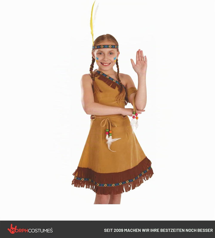 Fun Shack Indianer Kostüm Kinder, Indianer Kostüm Kinder Mädchen, Indianerkostüm Kinder Mädchen, Ind