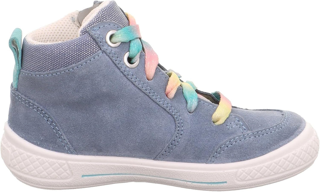 Superfit Mädchen Tensy Sneaker 26 EU Blau Hellgrün 8010, 26 EU Blau Hellgrün 8010