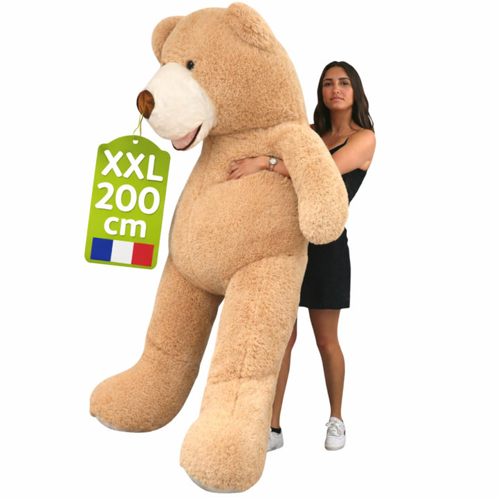 bananair - Riesen Teddybär XXL, 130 bis 340 cm - CE-Zertifiziert, Kuschelig und Flauschig, Versicher