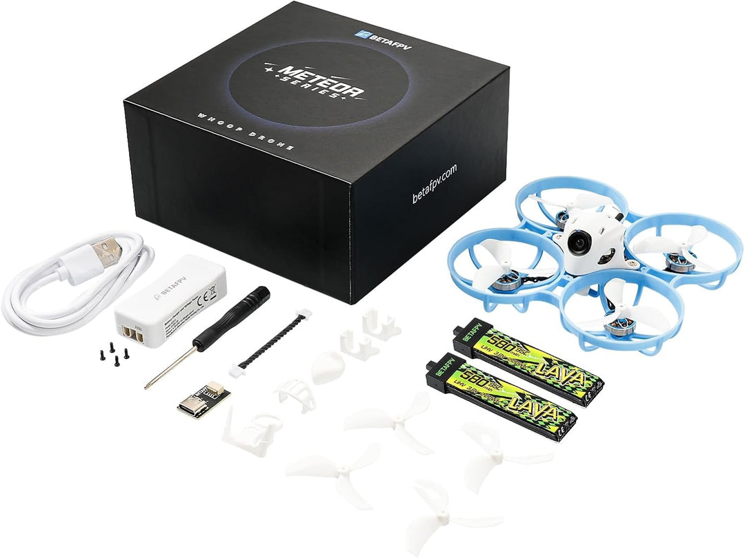 BETAFPV Meteor75 Pro Bürstenlos Whoop Quadrocopter mit Matrix 1S 5IN1 FC, 45mm 3-Blatt Props, Flug B