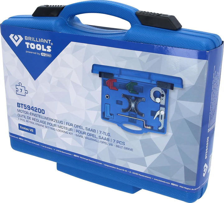 KS Tools BRILLIANT TOOLS Motor-Einstellwerkzeug-Satz für Opel Ecotec V6 [Powered by ]