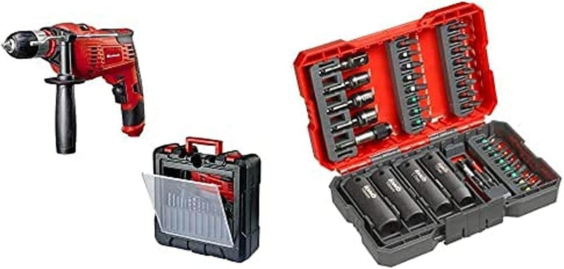 Einhell Schlagbohrmaschine TC-ID 1000 Kit (1010 W, 1 Gang, Bohrleistung Ø Holz 32 mm, Ø Metall 13 mm