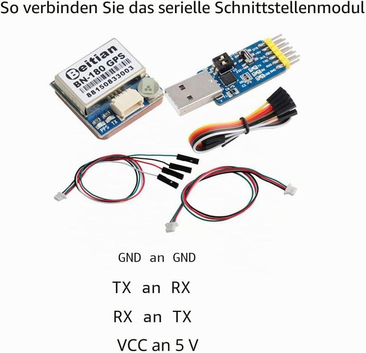 BN-180 GPS Modul UART TTL Dual Glonass GPS Auto Navigation + GPS Antenne für Arduino Raspberry Pi Pi