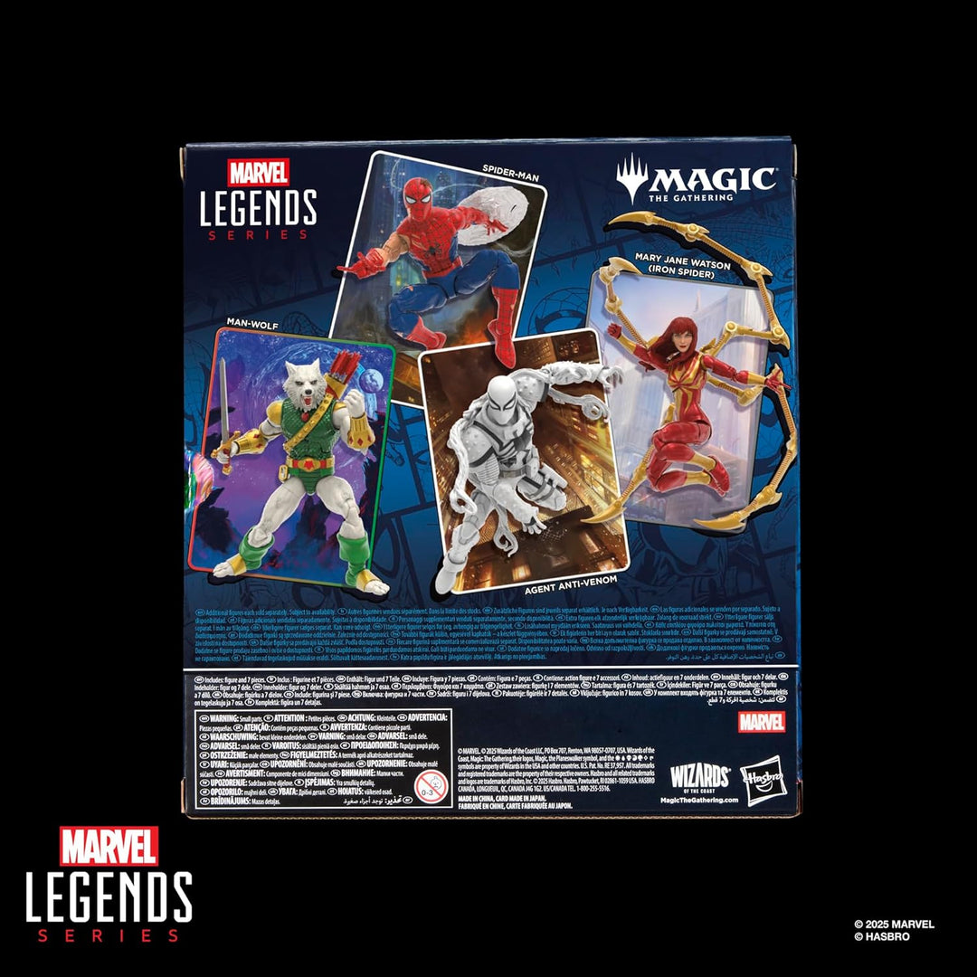 Hasbro Marvel Legends Series Magic: The Gathering Man-Wolf, Spider-Man Action-Figur Plus Exklusive F