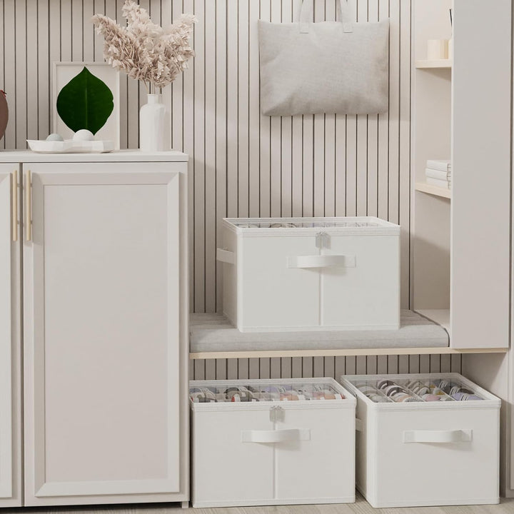 Schuhorganizer für Closet, Passt 16 Paare, Schuhe Organizer mit Durchsichtigem Deckel, Starke Aufbew