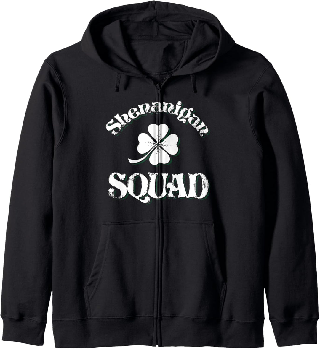 Shenanigan Squad St Patrick's Shamrock Funny Party Kapuzenjacke